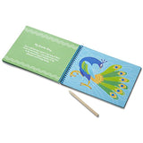 Melissa & Doug On the Go Scratch Art Activity Books Set - Fairy Tales, Favorite Things, Safari Animals