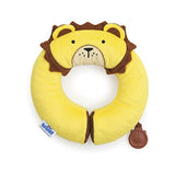 Trunki Kid’s Travel Neck Pillow with Magnetic Child’s Chin Support - Yondi Small Leeroy Lion (Yellow)