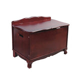 Guidecraft Classic Toy Box - White: Wooden Trunk & Chest, Children toys storage - Kids Furniture