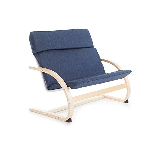 Guidecraft Kiddie Rocker, Denim Couch - Kids Furniture