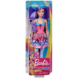 Barbie Dreamtopia Fairy Doll, 12-Inch, with Purple Hair and Wings, Gift for 3 to 7 Year Olds