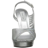 Touch Ups Women's Theresa Silver Metallic D'Orsay 6.5 M