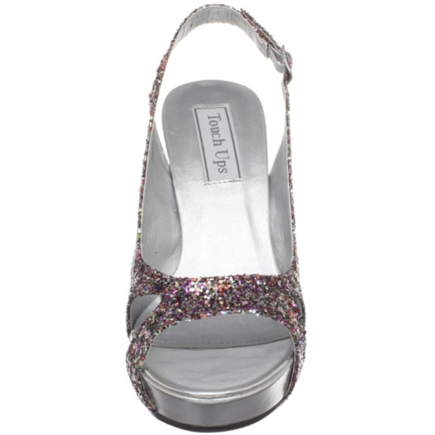 Touch Ups Women's Cinnamon Platform Sandal,Multi Glitter,5 M US