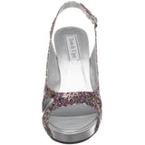 Touch Ups Women's Cinnamon Platform Sandal,Multi Glitter,7.5 M US