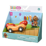 Sago Mini | Children's Set Multi-Coloured Portable Vehicle with Accessories Car Sausage Dog Multicoloured