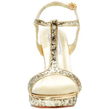 Touch Ups Women's Darcy Platform Sandal,Gold Glitter,10.5 M US
