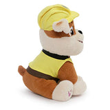 GUND Paw Patrol Rubble in Uniform Plush Stuffed Animal Dog, Yellow, 9"
