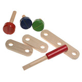 Melissa & Doug Construction Set in a Box & 1 Scratch Art Mini-Pad Bundle