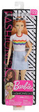 Barbie Fashionistas Doll with Long Red Hair Wearing Rainbow Graphic T-Shirt, Denim Skirt and Accessories, for 3 to 8 Year Olds
