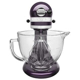 KitchenAid KSM155GBPB 5-Qt. Artisan Design Series with Glass Bowl - Plumberry
