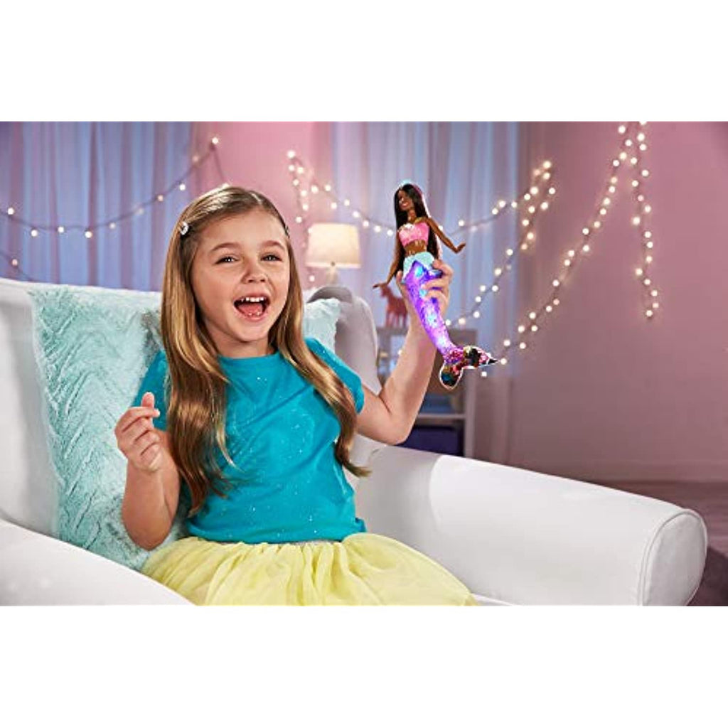 Barbie Dreamtopia Sparkle Lights Mermaid, Brunette