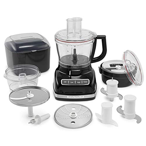 KitchenAid KFP1466OB 14-Cup Food Processor with Exact Slice System and Dicing Kit - Onyx Black