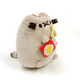 GUND Pusheen Snackable Chips Cat Plush Stuffed Animal Backpack Clip, Gray, 5"
