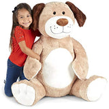 Melissa & Doug Gentle Jumbo Dog Giant Stuffed Plush Animal (Sits Nearly 3 Feet Tall)