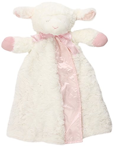 Baby GUND Winky Lamb Huggybuddy Stuffed Animal Plush Blanket, Pink