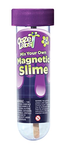 Thames & Kosmos Ooze Labs Magnetic Slime Fun, Simple Science Experiment | DIY Slime, Reacts to a Magnet! | Great Party Favor, Stocking Stuffer, Easter Basket Goodie | Safe, Fast, Educational Activity