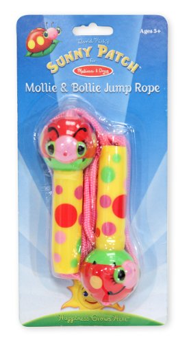 Melissa & Doug Sunny Patch Mollie and Bollie Ladybug Jump Rope for Kids