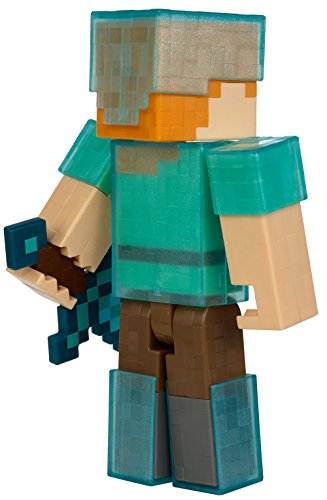 Minecraft Alex In Diamond Armor Figure