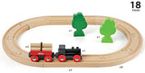 BRIO World - 33042 Little Forest Train Set | 18 Piece Train Toy with Accessories and Wooden Tracks for Kids Ages 3 and Up