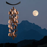 Woodstock Chimes MW The Original Guaranteed Musically Tuned Chime, 34 in, Moonlight Waves-Copper