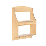 Guidecraft Trophy Rack: Natural Display Case Shelves - Medals & Awards Kid's Furniture