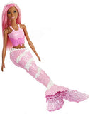 Barbie Dreamtopia Mermaid Doll, Approx. 12-Inch, Jewel-Inspired Tail, Pink Hair, for 3 to 7 Year Olds