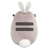 GUND Pusheen with Bunny Ears & Egg Easter Snackable Stuffed Plush Cat, Gray, 10