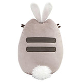 GUND Pusheen with Bunny Ears & Egg Easter Snackable Stuffed Plush Cat, Gray, 10
