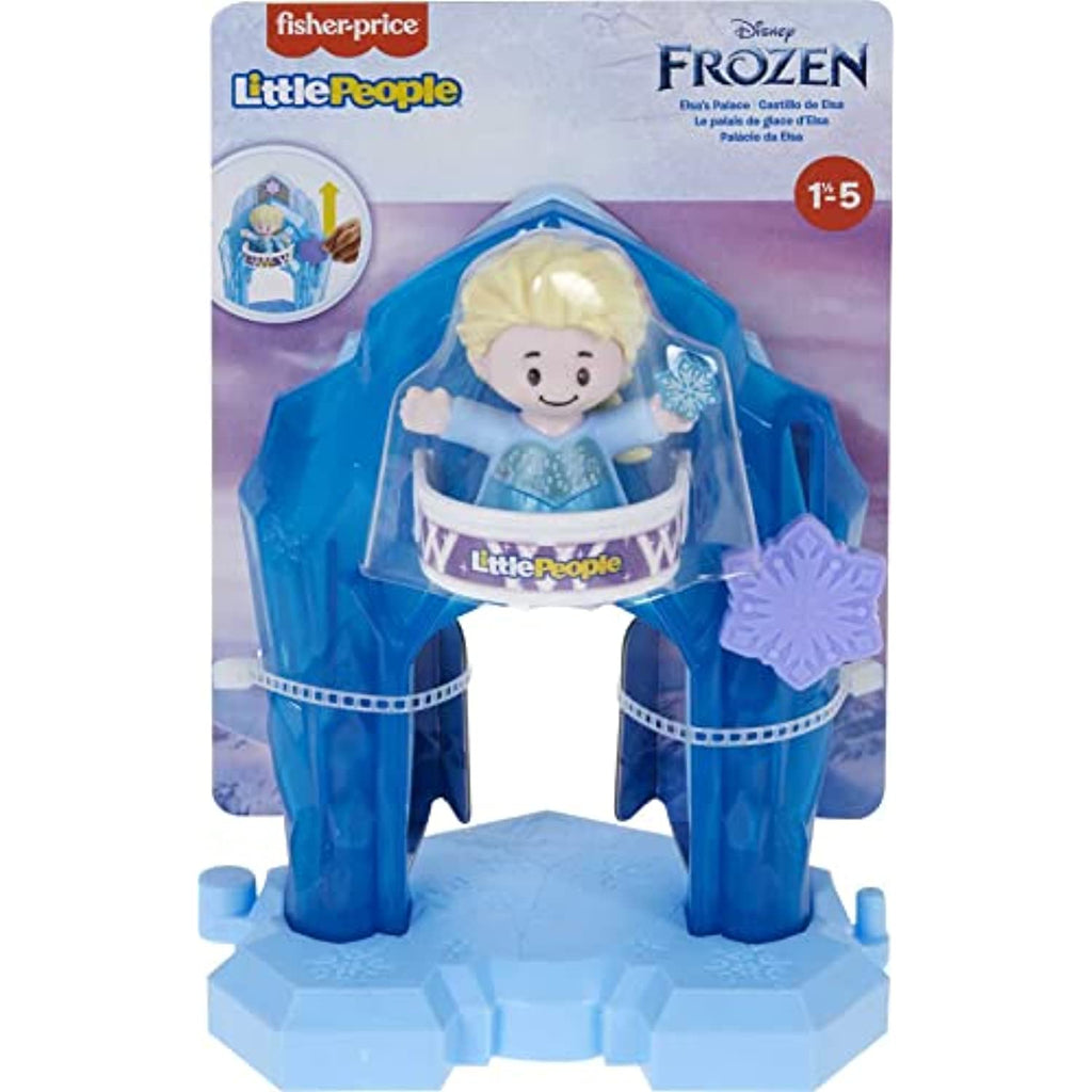 Little People – Disney Frozen Elsa's Palace Portable Playset with Figure for Toddlers and Preschool Kids Ages 1 ½ to 5 Years