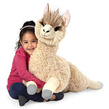 Melissa & Doug Jumbo Llama Stuffed Plush Animal (26 Inches Tall)