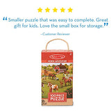 Melissa & Doug Natural Play Cardboard Jigsaw Floor Puzzle: Horse Adventure (100 Pieces)