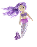 Aurora World Sea Sparkles Amethyst Mermaid Plush