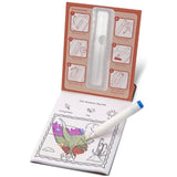 Melissa & Doug Dinosaur: ColorBlast! Coloring Book & 1 Scratch Art Mini-Pad Bundle (05357)