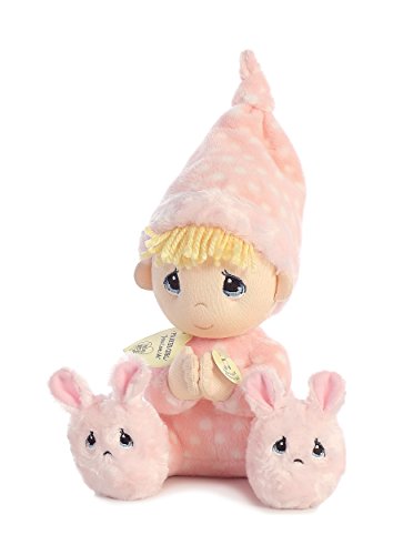 Aurora Precious Moments 9.5" Precious Prayer Girl with Sound Now I Lay Me Down to Sleep