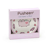 Pusheen by Our Name is Mud “Pusheen Purple Trinket Tray” Stoneware Dish, 4 Inches