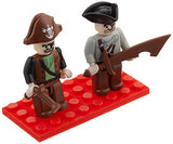 Bundle of 2 |Brictek Mini-Figurines (2 pcs School Teacher & 2 pcs Pirate Sets)