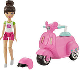 Barbie On The Go Vehicle & Doll, White & Pnk Outift