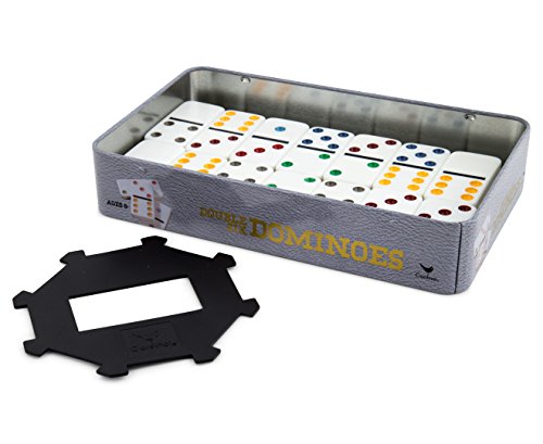 Cardinal Games - Traditions: Double Six Color Dot Dominoes