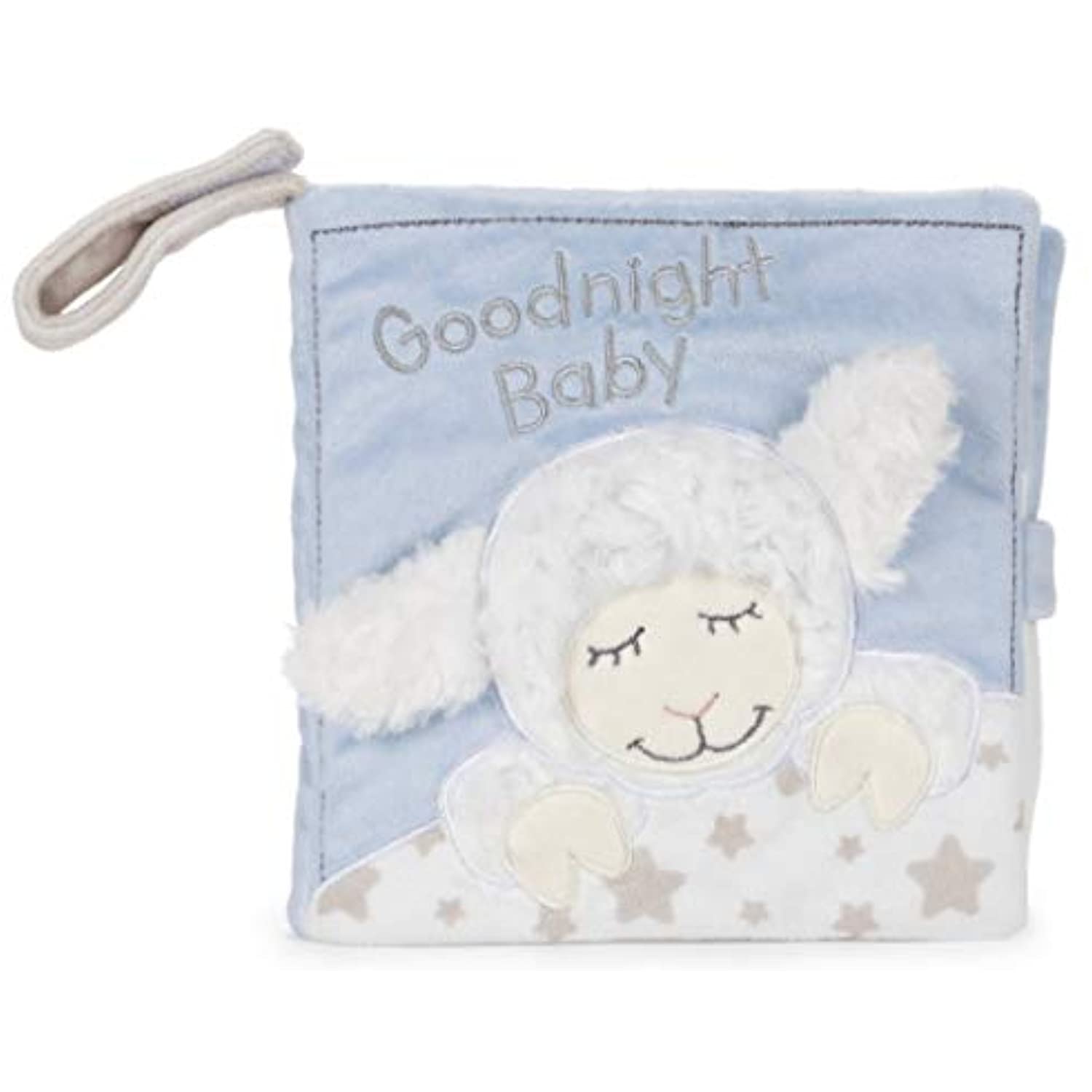 GUND Baby Goodnight Winky Lamb Soft Book Plush Stuffed Sensory Stimulating Toy, 8"