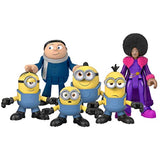 Minions: The Rise of Gru Fisher-Price Imaginext Figure Pack, set of 6 film character figures