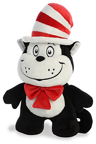 Aurora - Dr Seuss - 11" Cat in The Hat Dood Plushie,Black, Red, White