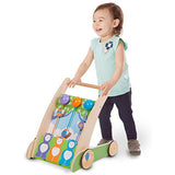 Melissa & Doug First Play Wooden Ring and Ding Forest Friends Push Toy with Bells
