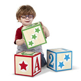 Melissa & Doug Jumbo ABC-123 Blocks - Classic