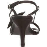 Touch Ups Women's Cheyenne Slingback Sandal,White Satin,6 M US