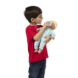Melissa & Doug Mine To Love Bassinet Play Set Portable Carrier for Dolls (Crinkle Toy, Nursery Rhyme Book)