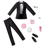 Barbie Fashion Pack: Bridal Outfit for Ken Doll with Tuxedo, Shoes, Watch, Gift, Wedding Cake with Tray & Bouquet, Gift for Kids 3 to 8 Years Old