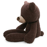 GUND Fuzzy Teddy Bear Stuffed Animal Plush, Chocolate Brown, 24"