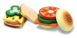 Melissa & Doug Wooden Sandwich Making Play Food Set & 1 Scratch Art Mini-Pad Bundle