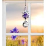 Woodstock Chimes CCSU Rainbow Makers Suncatchers Crystal Sunrise Cascade, Purple
