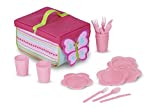 Melissa & Doug Girls' Cutie Pie Butterfly Picnic Set